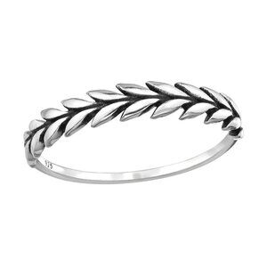 Sterling Silver Braided Ring | 925 Twisted Band